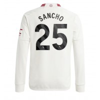 Manchester United Jadon Sancho #25 Replica Third Shirt 2023-24 Long Sleeve